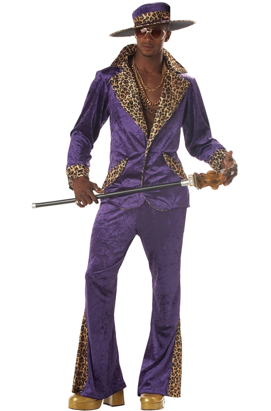 Pimp Adult Costume 3 Pimp Adult Costume