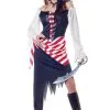 Ruby Pirate Beauty Adult Costume -Cheap Kids Costumes Store 01291 full 1