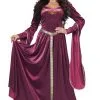 Lady Guinevere Adult Costume (Wine)