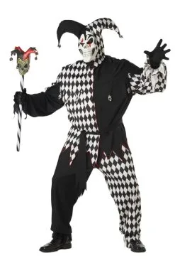Plus Size Evil Jester Costume