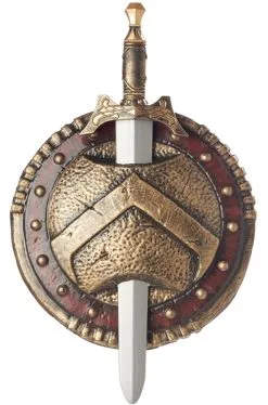 Spartan Combat Shield And Sword Accessory