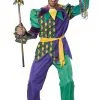 Deluxe Mardi Gras Jester Adult Costume