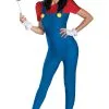 Mario Female Deluxe Adult Costume 2 Mario Female Deluxe Adult Costume -Cheap Kids Costumes Store D73750 full 1