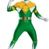 Mighty Morphin Green Ranger Bodysuit Tween/Adult Costume -Cheap Kids Costumes Store D82842 full 1