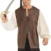 Buccaneer Shirt Adult Costume (STD) -Cheap Kids Costumes Store FM60801 full 1