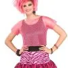 Neon Mesh Top Adult Costume (Pink)