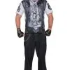 Biker Man Shirt Adult Costume (Large)