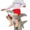 Ride-On Shark Adult Costume -Cheap Kids Costumes Store FM78154 full 1