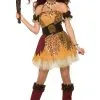Captivating Cave Girl Adult Costume -Cheap Kids Costumes Store FM83591 full 1