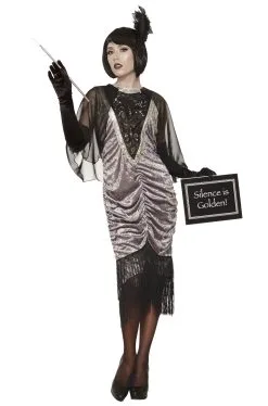 Silent Movie Flapper Adult Costume