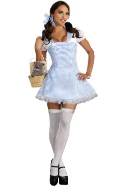 Blue Gingham Dress Adult Costume