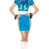 Street Fighter Chun-Li Deluxe Adult Costume -Cheap Kids Costumes Store LSF85083 full 1