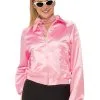Pink Ladies Jacket Plus Size Costume