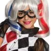 DC Super Hero Girls Harley Quinn Child Wig -Cheap Kids Costumes Store R32967 full 1