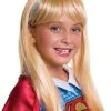 DC Super Hero Girls Supergirl Child Wig -Cheap Kids Costumes Store R32969 full 1