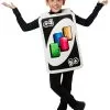 Uno Draw Four Card Child Costume -Cheap Kids Costumes Store R703109 full 1