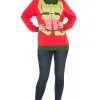 Red Elf Sweater Adult Costume