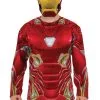 Infinity War Iron Man Adult Costume Top -Cheap Kids Costumes Store R821002 full 1
