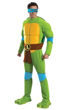 Teenage Mutant Ninja Turtles Deluxe Leonardo Adult Costume