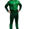 DC Comic's Green Lantern Deluxe Muscle Chest Hal Jordan Adult Costume