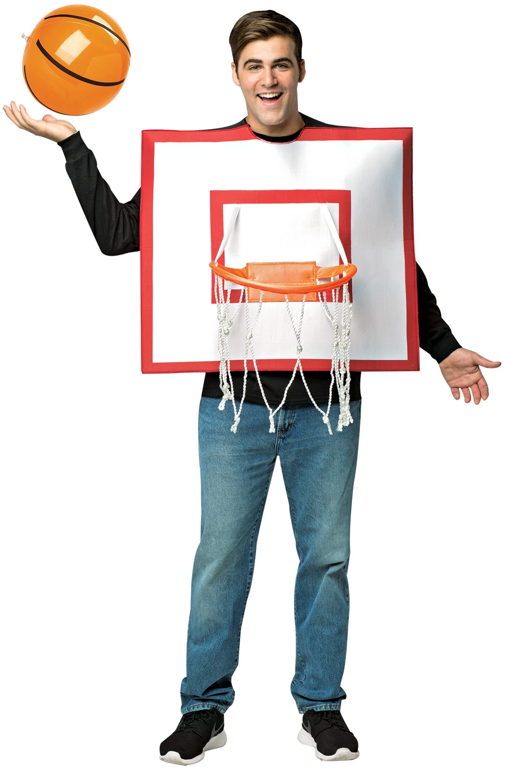 Basketball Backboard Adult Costume 3 Basketball Backboard Adult Costume