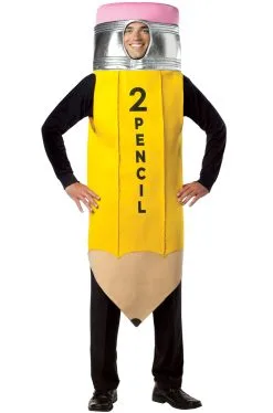 Number 2 Pencil Adult Costume