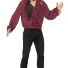 Pirate Shirt Adult Costume (Dark Red) -Cheap Kids Costumes Store SM47199 full 1