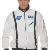 Space Jacket Adult Costume (White) -Cheap Kids Costumes Store U28795 full 1